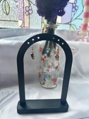 Silver Skull Drop Earrings - Women Jewelry